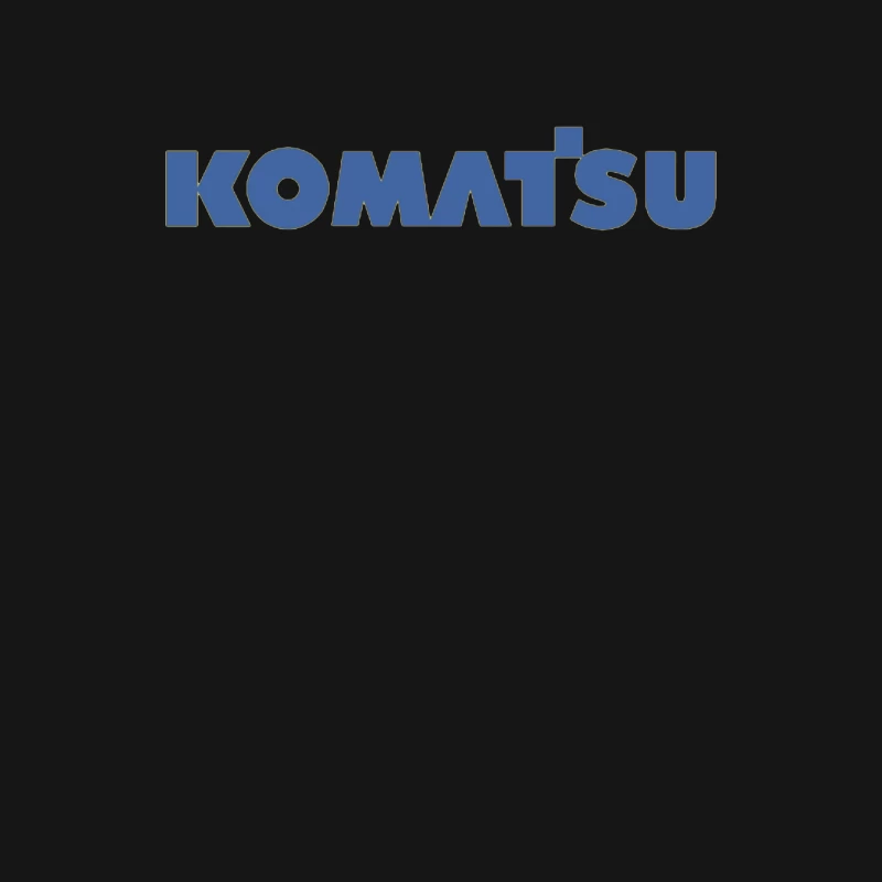 Komatsu Industrial Equipment Company Logo in Blue Female Long Sleeve T-Shirt