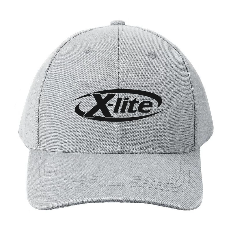 X-lite Black and White Brand Logo Design Baseball Cap