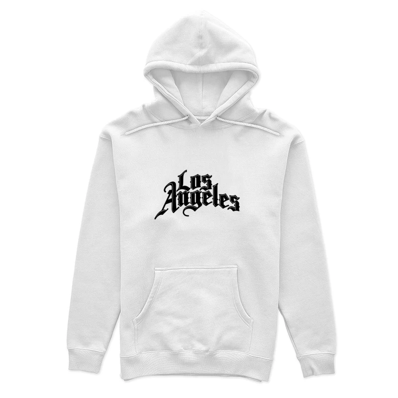 Scritta gotica 'Los Angeles' Felpa con cappuccio Donna