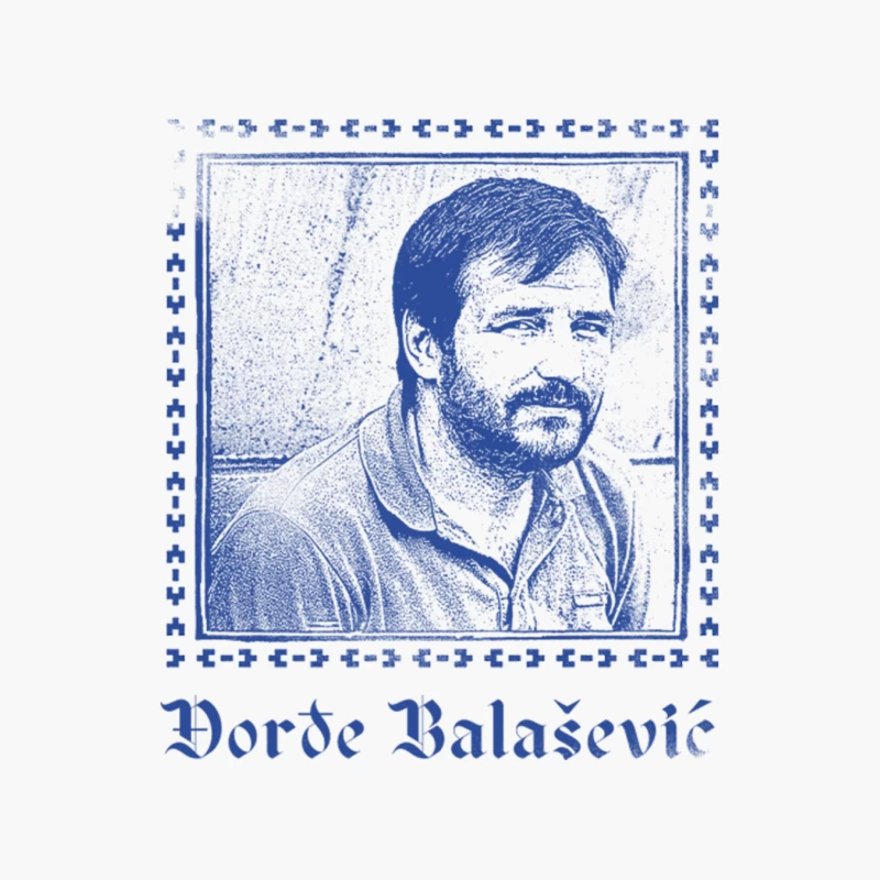 Dorde Balasevic  Serbian Singer Fan Art Cotton Tote Bag