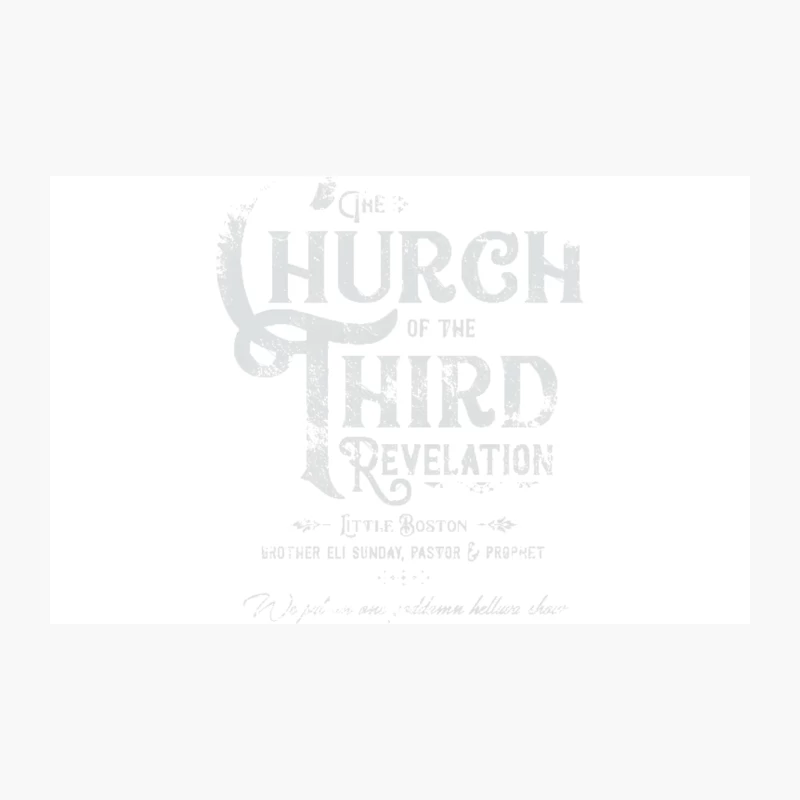 The Church of the Third Revelation, distressed Travel Mug