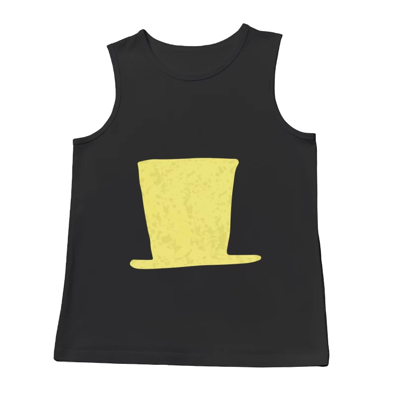 Chapeau haut de forme jaune Homme Débardeur