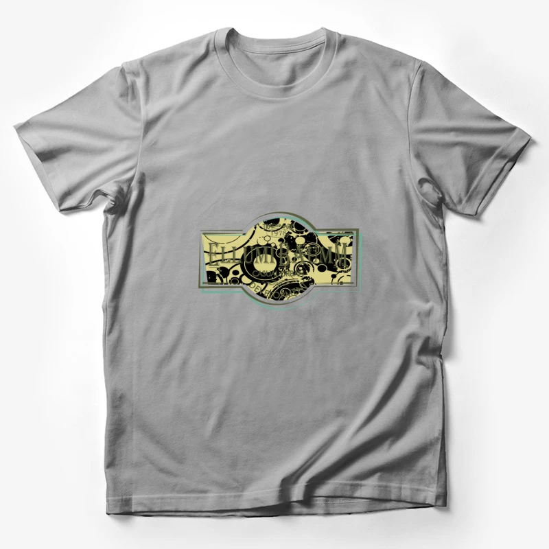 Étiquette rétro monochrome Homme T-Shirt
