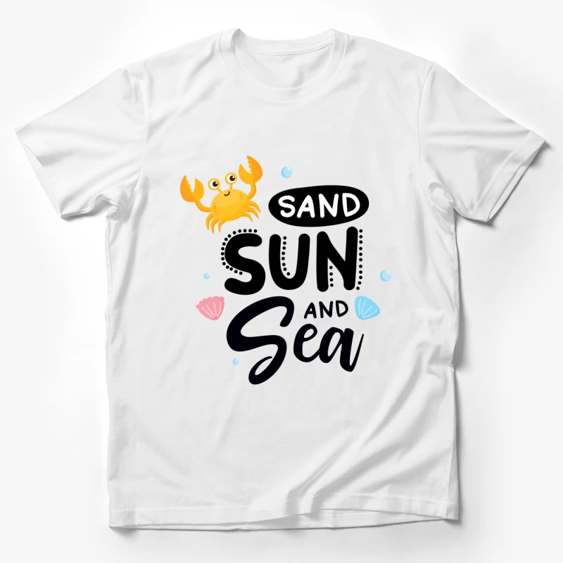 Été avec soleil, sable et mer Homme T-Shirt