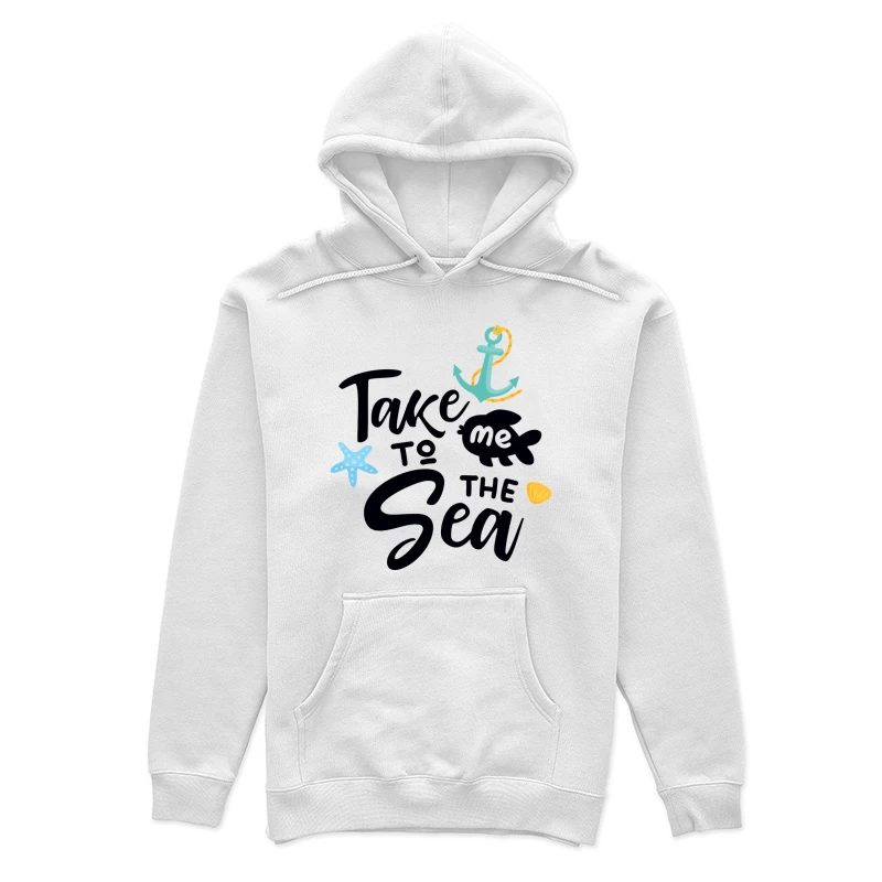 Décoration marine avec texte inspirant Femme Sweat à capuche