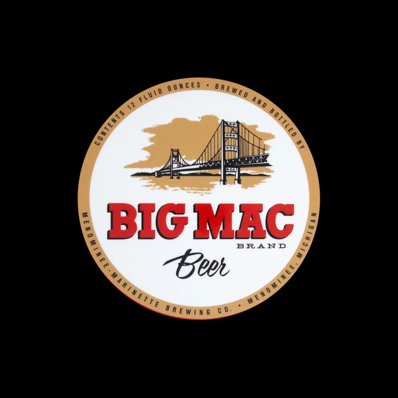 Big Mac Beer Mouse Pad