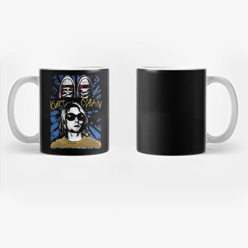 Kurt Cobain Retro Coffee Mug