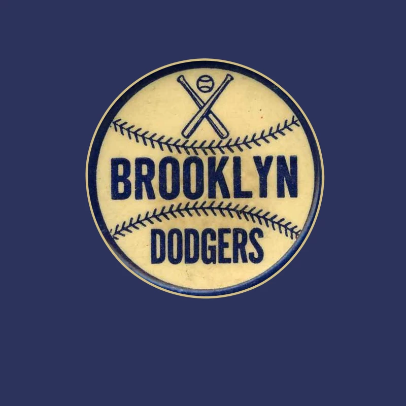 VINTAGE BROOKLYN DODGERS Male T-Shirt