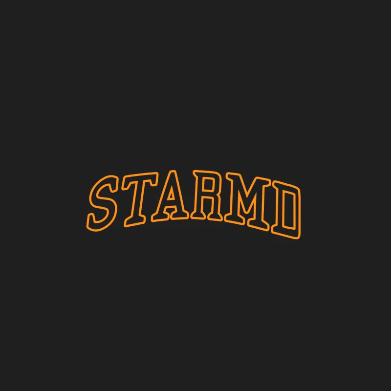 STARMED Orange Schriftzug Herren Tanktops
