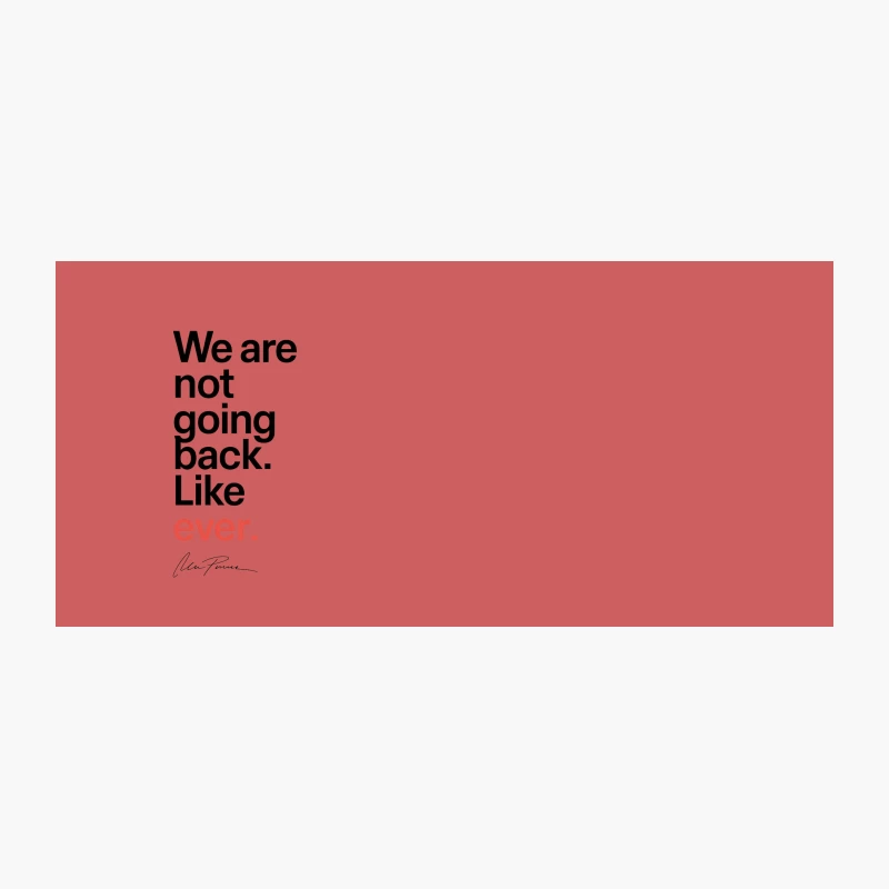 Minimalist Motivational Typography Quote Design Coffee Mug