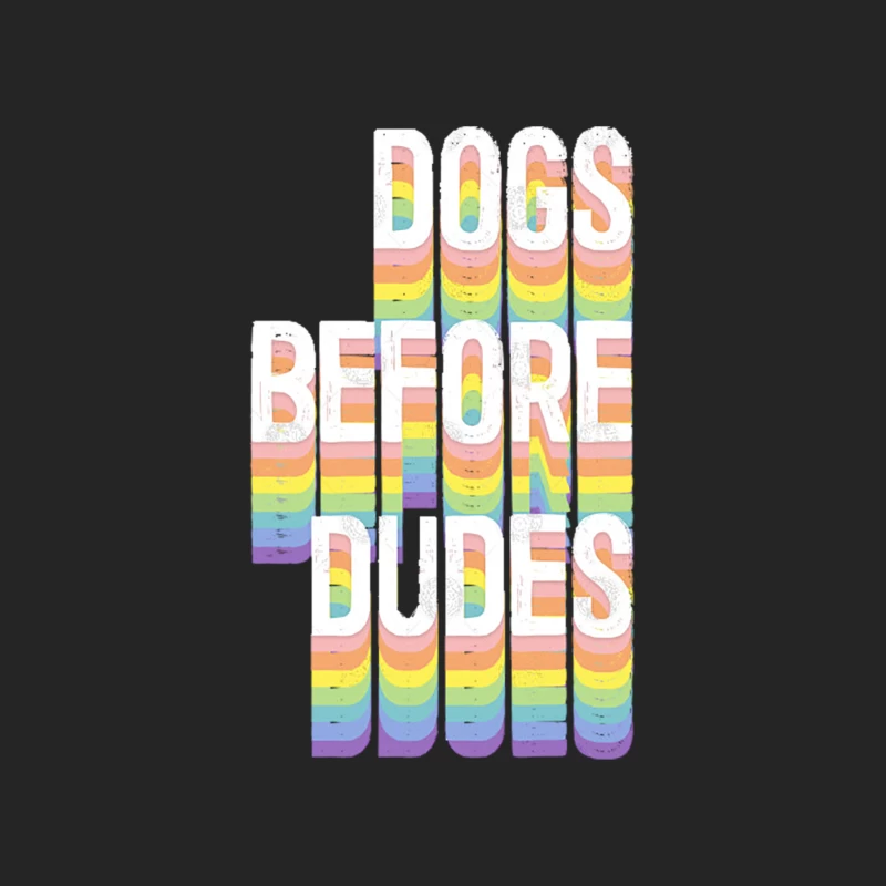 Dogs Before Dudes - Dog Lover Gift Female Pullover Sweatshirt