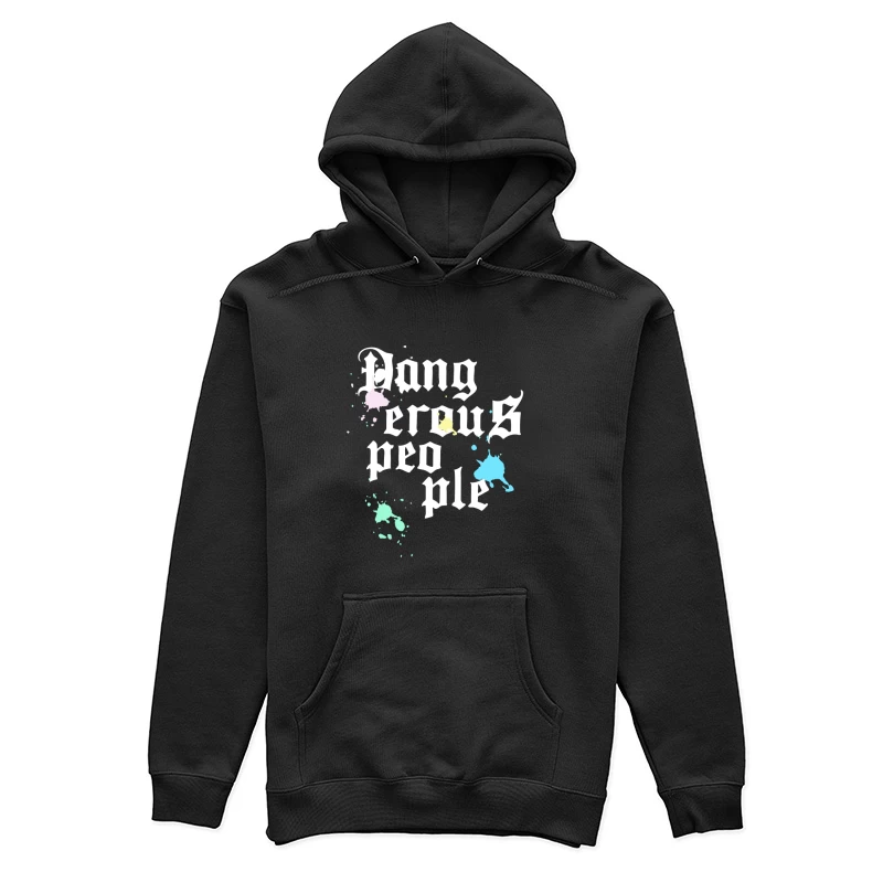 Gefährliche Leute Design mit Farbspritzern Damen Pullover Hoodie