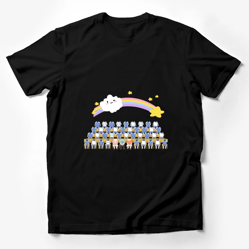 Kawaii Cartoon Bühnenauftritt Herren T-Shirt