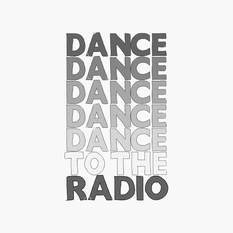 Dance Dance Dance Dance Dance To The Radio 2 Cotton Tote Bag