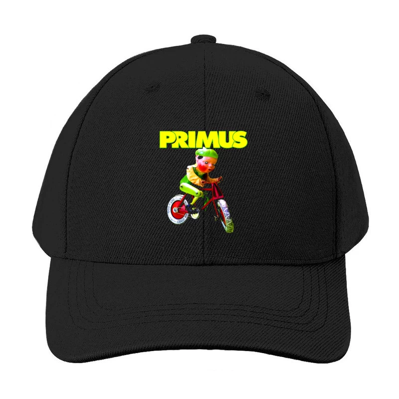 Primus Band Logo with Surreal Vintage Toy Bicycle Art Baseball Cap