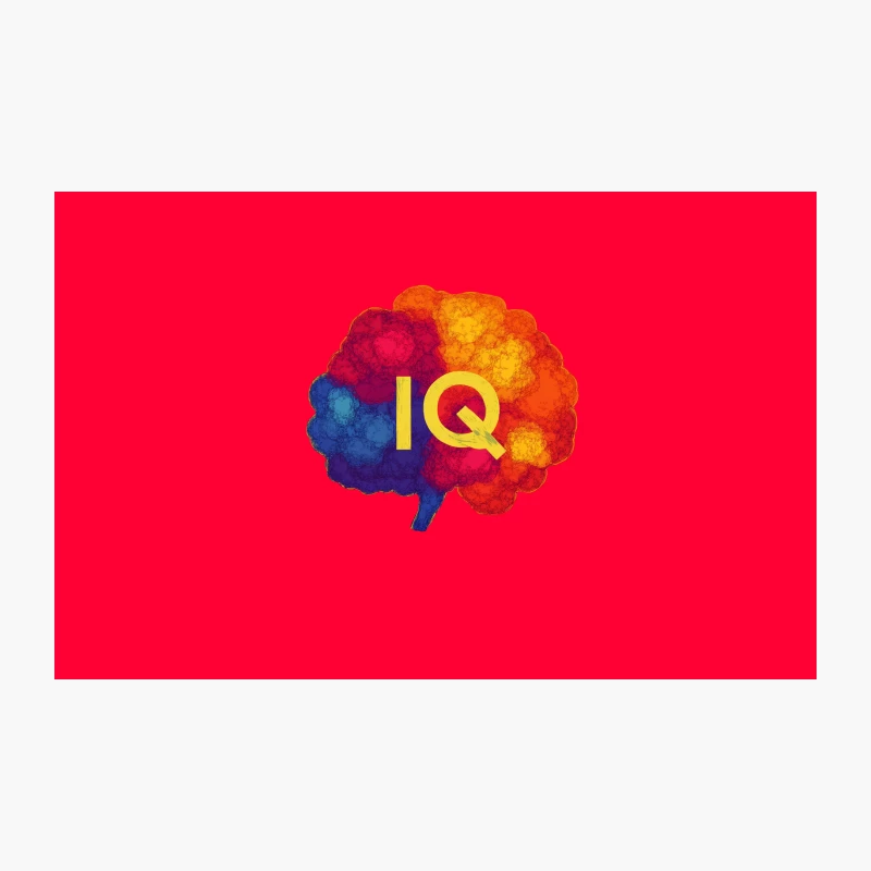 Colorful Brain IQ: Visualizing Intelligence and Creativity Travel Mug