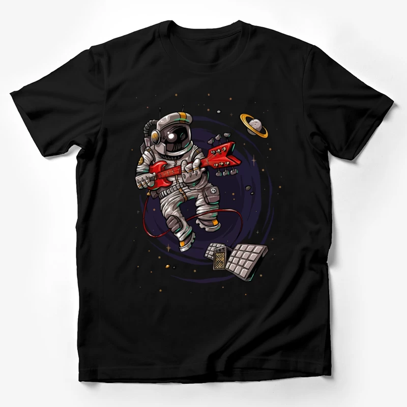 Astronaut Rocker in Space Male T-Shirt