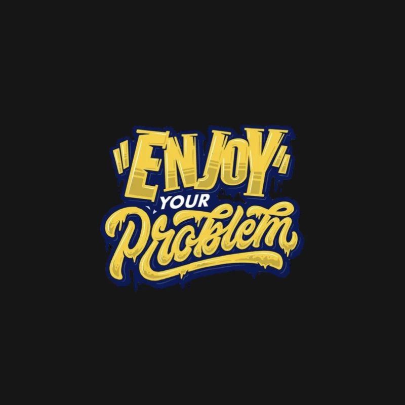 Genieße dein Problem Design Herren Langarm T-Shirt