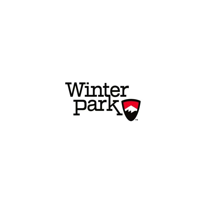 Winter Park Resort Logo with Mountain Shield Design iPhone Case