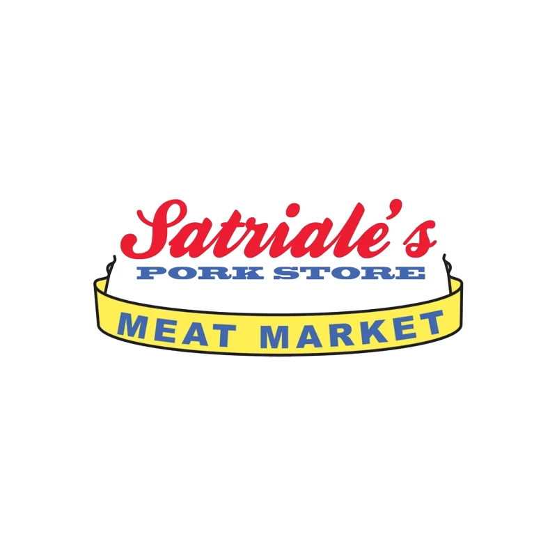 Patriale's Pork Store & Meat Market Vintage Logo Sign Coffee Mug