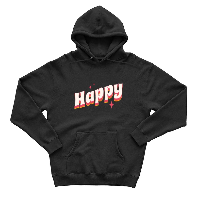 Texte rétro joyeux Homme Sweat à capuche