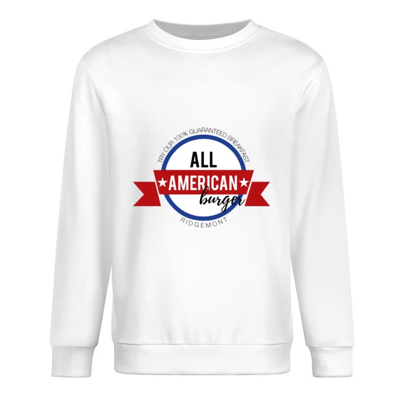 All american burger Male Pullover Sweatshirt