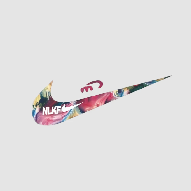 Kreatives Nike-Swoosh-Design Damen Pullover Hoodie