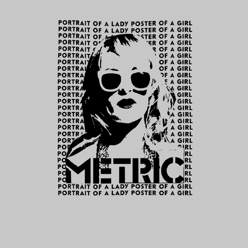 Metric Portrait Of A Lady Male Long Sleeve T-Shirt