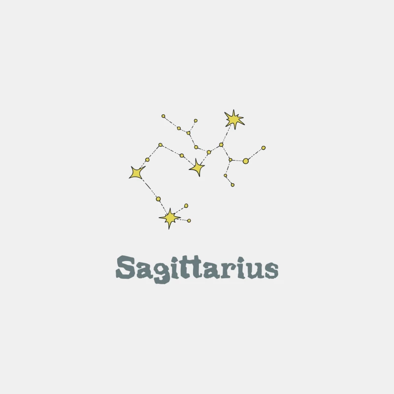 Sagittarius Sternzeichen Illustration Herren Tanktops