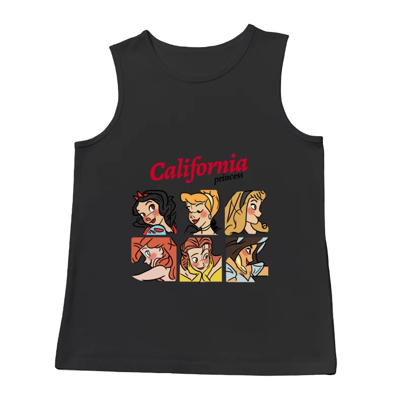 Disney Prinzessinnen Kalifornien Herren Tanktops