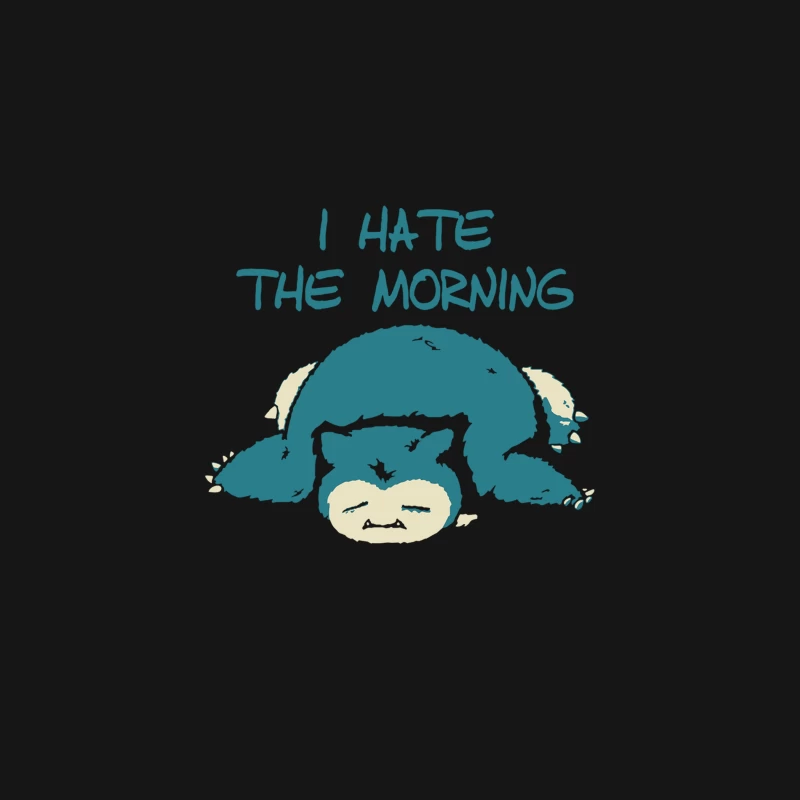 I Hate The Mornings Desk Mat