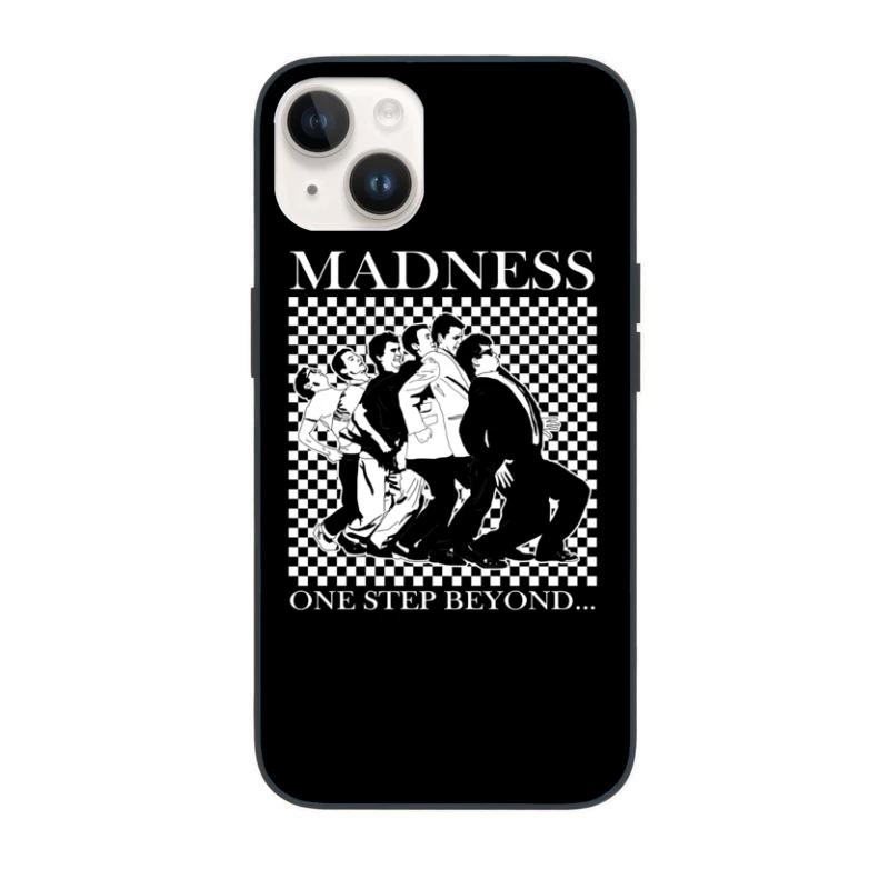 Madness "One Step Beyond" Album Art with Dancing Figures iPhone Case