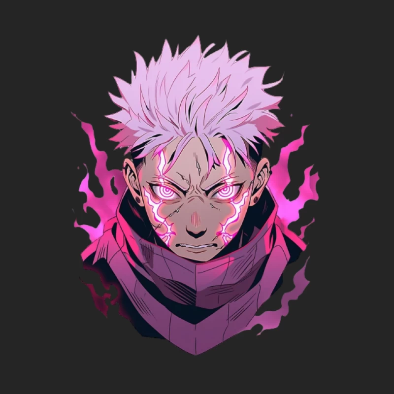 Manga-Krieger mit leuchtender Aura Herren Pullover Sweatshirt