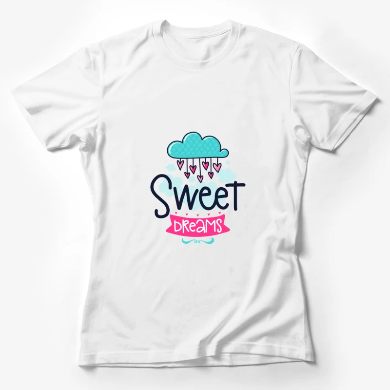 Rêves Doux avec Nuage Coloré Femme T-Shirt