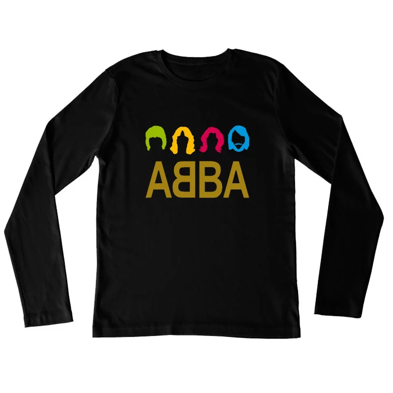 Abba Band Colorful Female Long Sleeve T-Shirt