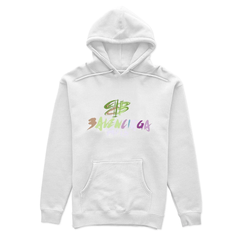 Collage de Mode Colorée avec Texte Femme Sweat à capuche