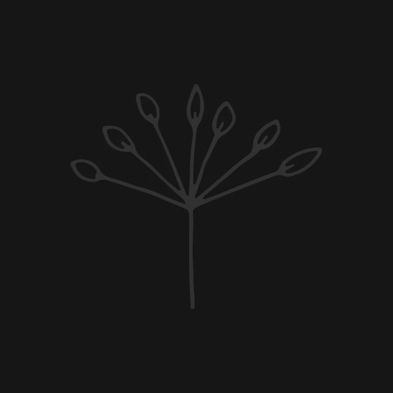 Design de fleur symétrique Femme T-Shirt