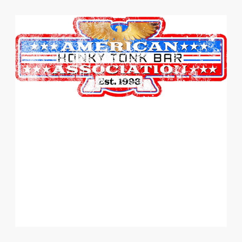The American Honky Tonk Bar Association, distressed Pin