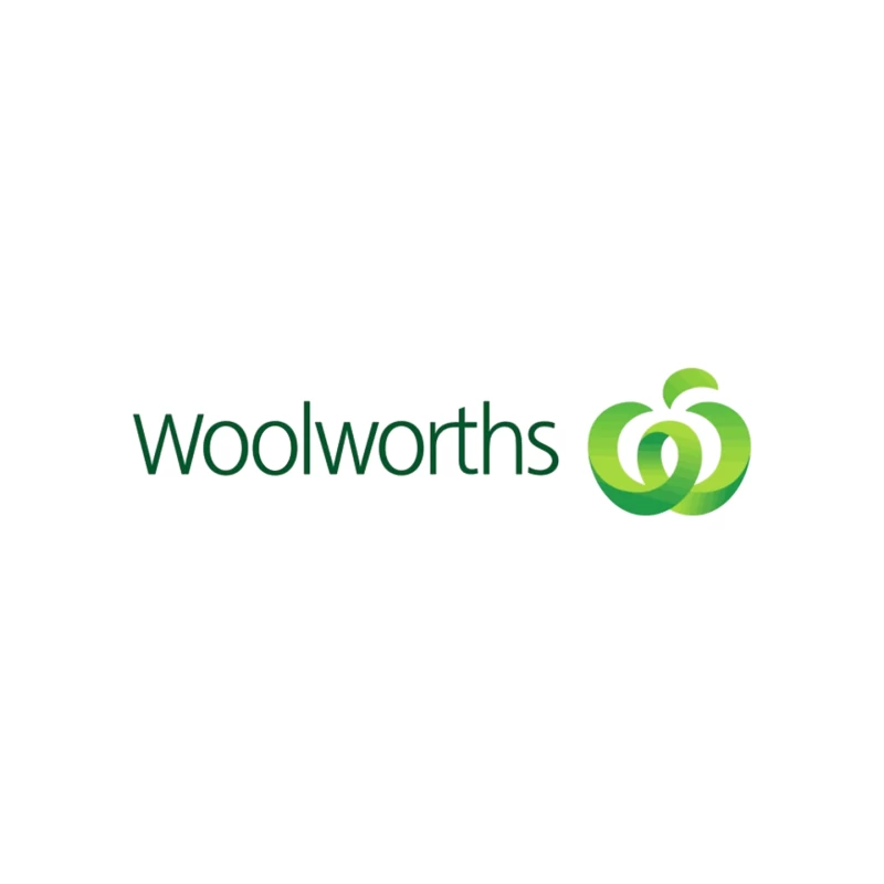 Woolworths Supermarket Chain Logo with Green Apple Design Mouse Pad