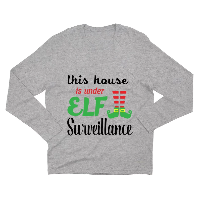Maison sous surveillance par des elfes Homme Manches Longues T-Shirt