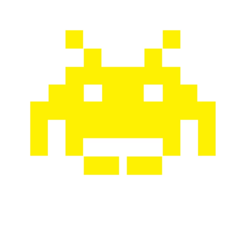 uomo 4 SPACE INVADERS anni80 vintage VIDEOGAMES Tapestry