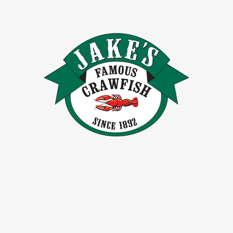 Jake's Famous Crawfish Restaurant - Historic Seafood Logo Since 1892 Male Long Sleeve T-Shirt