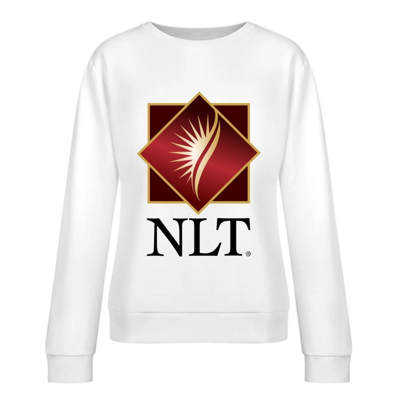 NLT Corporate Logo with Gold Diamond Design Female Pullover Sweatshirt