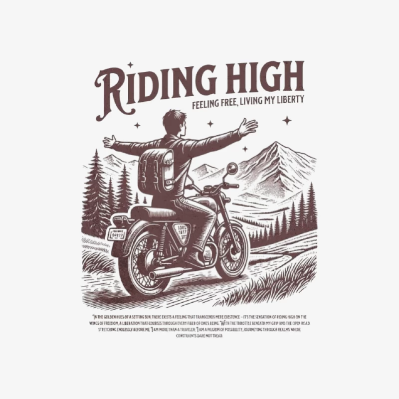 Motorradfahren in den Bergen Herren Pullover Sweatshirt