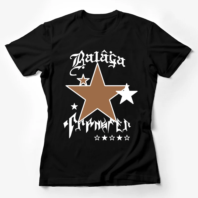 Stern Design Balaga Schrift Damen T-Shirt