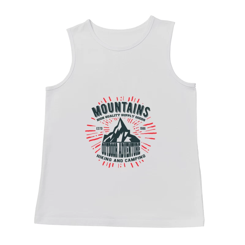 Outdoor Abenteuer: Berge, Wandern und Camping Herren Tanktops
