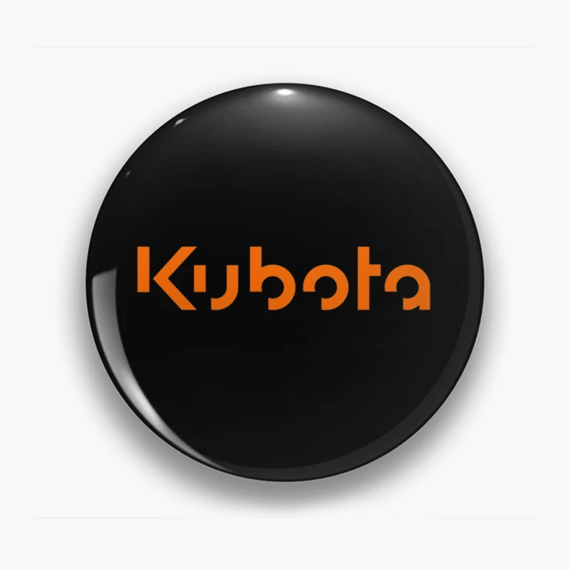 Kubota Corporation Orange Logo Design Pin