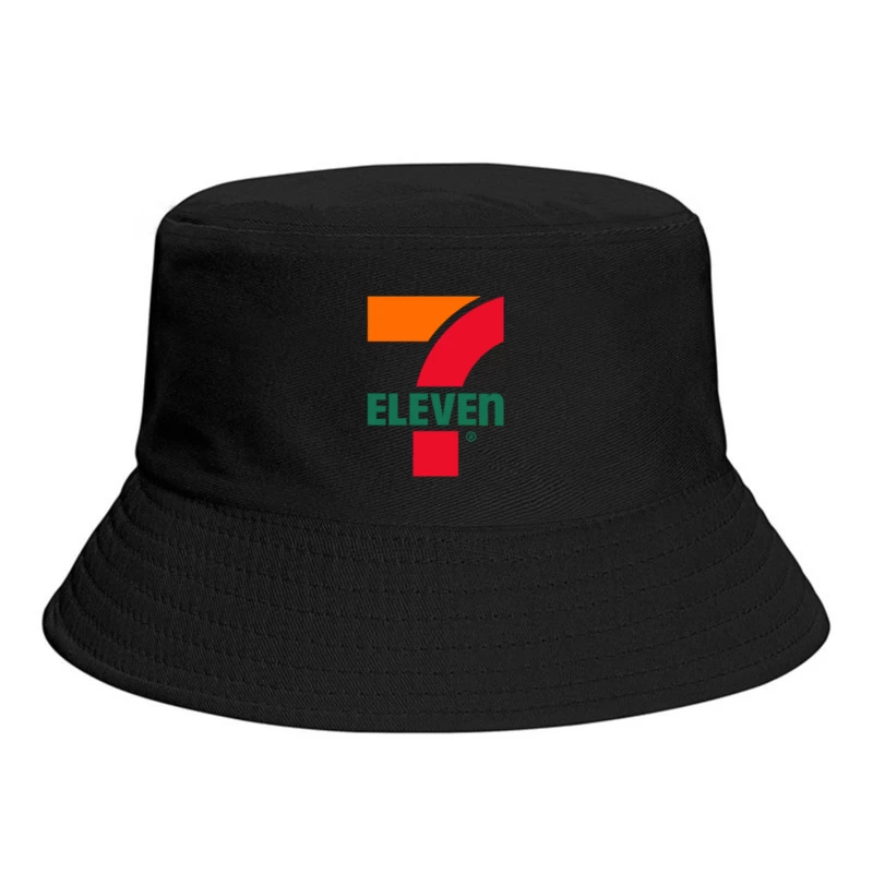 7-Eleven Convenience Store Chain Logo Design Bucket Hat