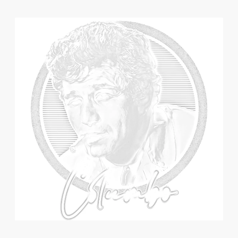 Columbo  Retro TV Fan Design Throw Pillow