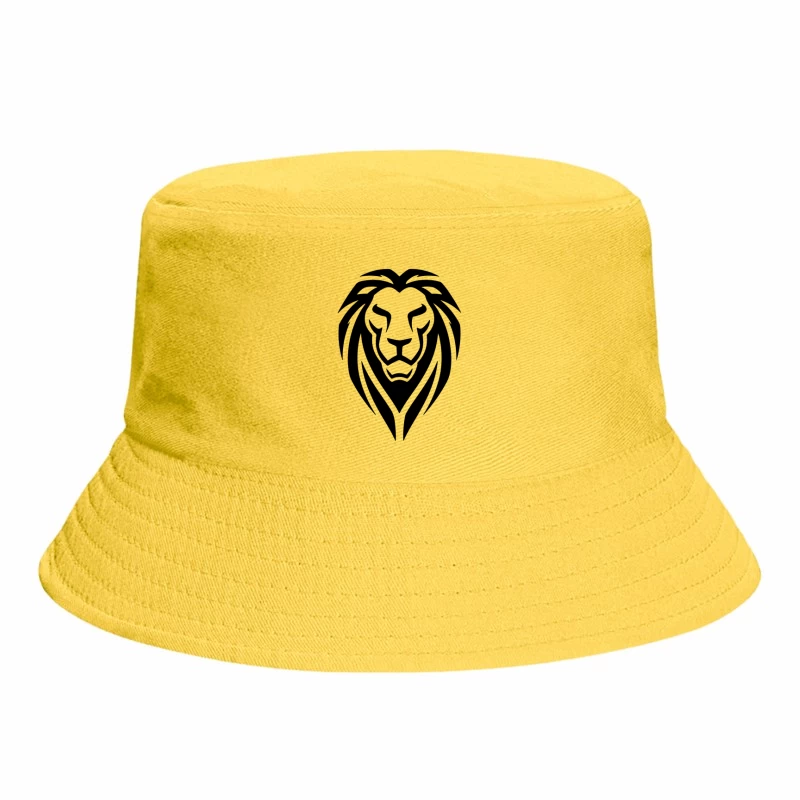 Lion Head Tattoo Tribal Bucket Hat